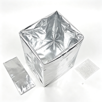 Sachet de thé en aluminium anti-humidité, grand format, fond carré, pochette autoportante avec fermeture éclair, impression offset, emballage carton