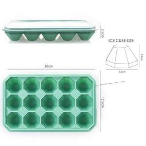 BPA-Free 15/24 Cavity Diamond Shape <b>Silicone</b> Cube Mold Eco-Friendly <b>Tools</b> Including Ice Cream Makers and Tray - Product Image 5