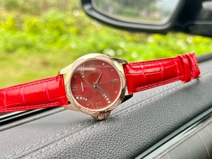 Montre de luxe haut de gamme, mouvement mécanique automatique, bracelet en cuir de crocodile, cadran dégradé visible la nuit, étanche pour Omegaes - Product Image 4