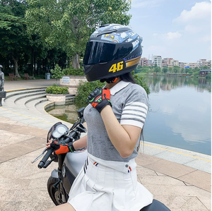 <span class=keywords><strong>Casque</strong></span> de moto personnalisé pour l'hiver, <span class=keywords><strong>casque</strong></span> de sécurité pour <span class=keywords><strong>vélo</strong></span> électrique, <span class=keywords><strong>casque</strong></span> intégral <span class=keywords><strong>Bluetooth</strong></span> pour la conduite en toutes saisons - Product Image 4