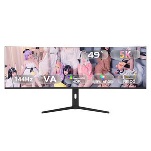 Moniteur <span class=keywords><strong>incurvé</strong></span> ultra-large professionnel de 49 pouces 5K 144Hz 32:9, <span class=keywords><strong>écran</strong></span> de jeu de haute qualité IPS sans cadre, <span class=keywords><strong>écran</strong></span> d'ordinateur - Product Image 1