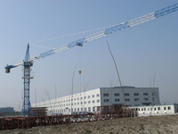 Grue à tour QTZ40 4 tonnes, longueur de flèche 48m, grande grue de construction, prix