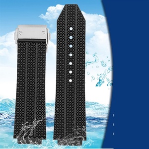 Correa de Reloj de Silicona de 26 mm * 19 mm, 25 mm * 17 mm, Correa de Reloj de Lujo Impermeable, Brazalete de Goma para Reloj - Product Image 6
