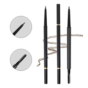 <span class=keywords><strong>Crayon</strong></span> à sourcils super fin double embout avec brosse à sourcils, imperméable, longue durée, brun - Product Image 3