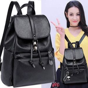 Women's <b>Large</b> Capacity Backpack Factory Labeled PU One Piece Dropshipping Zipper Closure with Polyester Lining for Mommy Bag - Product Image 1