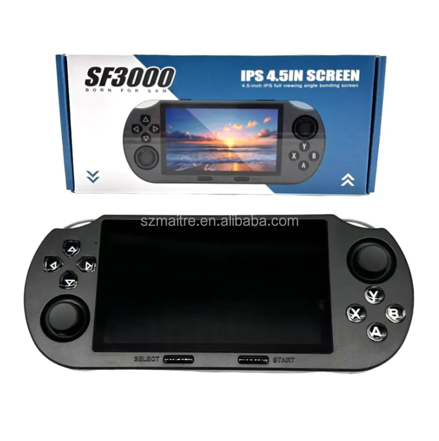 4.5 Inch Classic SF3000 Video Games Machine 3000Mah Polymer Battery for 7 Hrs for Dual Players Mobile Power Supply