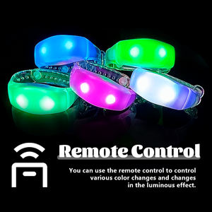 <b>Customizable</b> Special LED <b>Wristband</b> Buckle Bracelet Adjusted Hand with Remote Control for Birthday Festival Bar Concert - Product Image 5