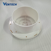 Diffuseur d'air de retour rond en plastique moderne VDV-A4 pour système de ventilation de plafond HVAC