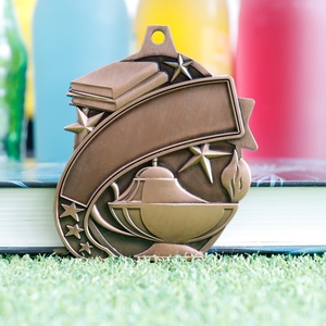 เหรียญรางวัลทองคำ 3 มิติ LY Wholesale Spot Medalla De Metal สำหรับรางวัลทางการศึกษา - Product Image 6