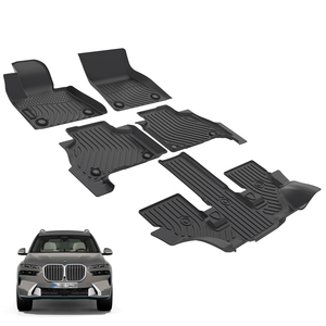 Ajustement pour 2019 2020 2021 <span class=keywords><strong>2022</strong></span> 2023 2024 <span class=keywords><strong>BMW</strong></span> X7 tapis tous temps ensemble complet tapis de voiture coffre de sol TPE tapis de sol tapis en caoutchouc - Product Image 2