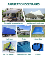 Bâche de protection en PVC MILLION, imperméable et anti-poussière, pour le transport de marchandises sur camion
