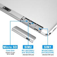 OEM 10 pouces 4g LTE double emplacement pour carte Sim MTK débloqué Quad core 16GB 32GB WIFI Android 10 tablette pc