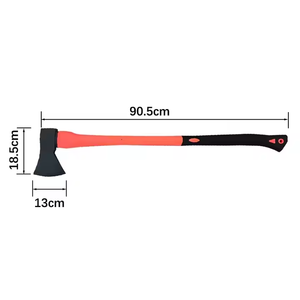 Hacha de exterior DIY de grado Industrial para dividir y talar mango de fibra de vidrio de acero al carbono herramienta de forja de caída para cortar registro - Product Image 3