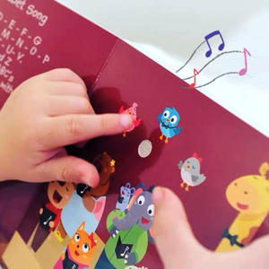 Bìa Cứng Đầu Học Tập Âm Nhạc Bài Hát Cuốn Sách Nút Cảm Ứng Montessori Yên Tĩnh bận rộn Âm Thanh Cuốn Sách In Ấn Cho Trẻ Sơ Sinh - Product Image 2