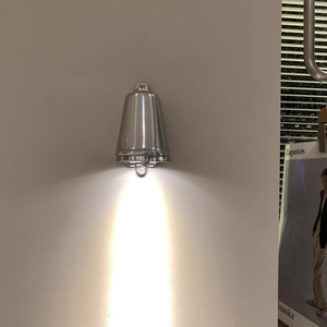 Lampada da Parete Esterna <span class=keywords><strong>LED</strong></span> in Stile Industriale Retrò Americano, Placca per Porta di Magazzino Antico, Faretto Piccolo per Cortile - Product Image 4