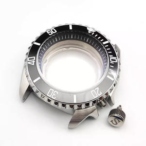 Boîtier de montre 42mm pour NH36/4R Mouvement Saphir Miroir Acier Inoxydable 007 Boîtier Accessoires de montre <span class=keywords><strong>Lunette</strong></span> de montre en céramique - Product Image 3