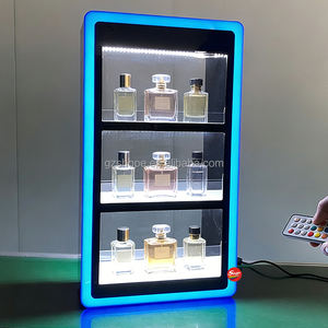 Vitrine en acrylique rétroéclairée par LED de luxe SHP pour l'affichage de marques cosmétiques haut de gamme, adaptée aux grands centres commerciaux - Product Image 1