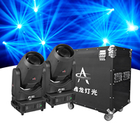 Luz Móvil de Cabeza Móvil de 295W, 2 Prismas OSR 295, Bombilla PLP 280, Luces de Escenario con Control DMX512 para DJ, Discoteca, Conciertos y Espectáculos en Vivo