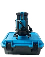 Niveau laser croisé vertical de qualité industrielle, faisceau vert 360° horizontal et vertical, outil de nivellement laser à batterie rechargeable