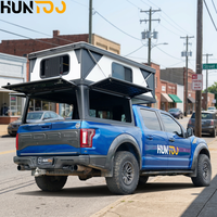 Huntoo - Toldo Rígido Desmontable de Aluminio de Alta Calidad Personalizado para Camionetas, Compatible con Todo Tipo de Camionetas Pickup