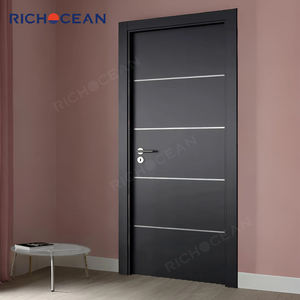 Portes intérieures en bois massif composite RICHOCEAN, fabrication directe d'usine, insonorisées, portes battantes en bois pour salle <span class=keywords><strong>de</strong></span> bain, en vente - Product Image 5