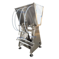 Machine de remplissage de liquides à gravité à 4 têtes pour usage commercial, pour le remplissage de bouteilles de vin, de whisky et de liqueurs