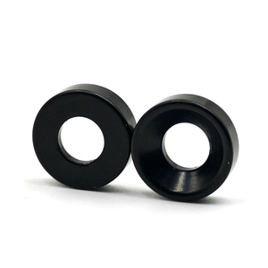 Aimant industriel N35 N42 N45 N52 puissant en terres rares, aimant annulaire en néodyme avec revêtement époxy <span class=keywords><strong>noir</strong></span> pour bricolage et artisanat, aimant de réfrigérateur - Product Image 3