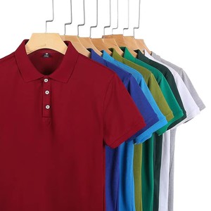 Polo de Manga Corta para Hombre, de Algodón, Color Sólido, Transpirable, Informal, de Punto, Corte Regular, con Botones al Frente - Product Image 2