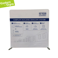 Cadre de toile de fond en tissu tendu en aluminium de haute qualité pour taies d'oreiller, double face, 10x10, support de toile de fond en tissu tendu