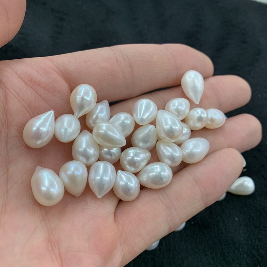 Filo Di Perle D'acqua Dolce A Forma Di Riso Bianco Naturale All'ingrosso 3.5-4mm - Foto 4