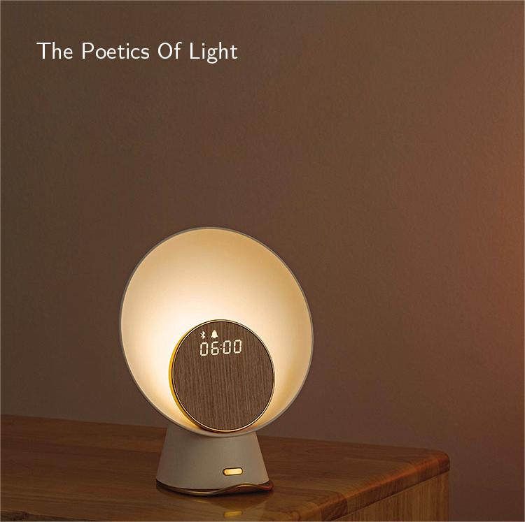 Moon Light Wireless Charging | Smart Night Lamp Alarm Clock | Dream