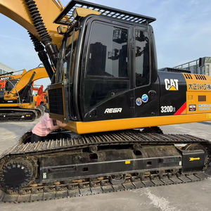 Excavadora Usada Caterpillar 320D de 20 Toneladas, Excavadora Hidráulica Mediana de Orugas, Original de Japón, Buen Estado, Pocas Horas, Precio Económico - Product Image 1