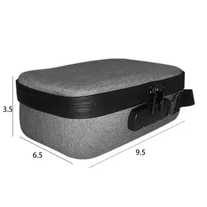 Custom Zipper Eva Waterproof Smell Proof Hard Case Eva Case Carry Pouch Odor Proof Case With Lock