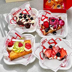 Custom Coated Oil-Proof Greaseproof Wrapping <b>Paper</b> for Pizza Cake Burger-Food Grade with Custom Logo & Bakery Takeaway Packaging - Product Image 4