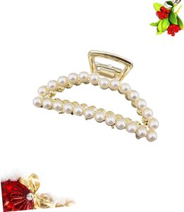 Pince à cheveux en plastique tendance, style requin, avec perles, pour l'arrière de la tête, design élégant et luxueux, collection Advanced Sense Card Pack - Product Image 5