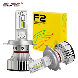 EURS Ad Alta luminosità F2 faro Led della lampadina della H1 H3 H4 H7 H8 H9 H11 9005 9006 9012 12000LM auto nebbia luce della lampada del motociclo