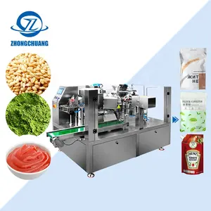 Snack Packing And Sealing Small Scale Peanut Masala Tea Price Automatic Premade Pouch Packaging Machine