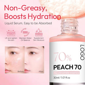 Suero Facial Iluminador e Hidratante Diario con Extracto de Durazno 70, Minimizador de Poros, Blanqueador con Niacinamida - Product Image 5