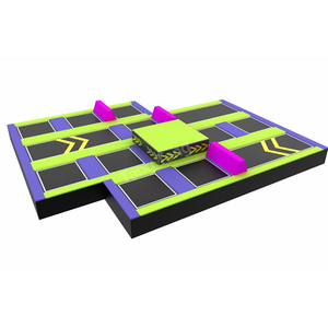 Área de Juegos Interior para Niños, Equipo de Juegos Suaves, <span class=keywords><strong>Zona</strong></span> de <span class=keywords><strong>Trampolines</strong></span> con Tobogán y Piscina de Pelotas - Product Image 3