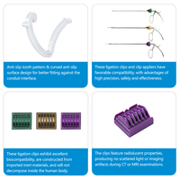 Pince à clips laparoscopiques manuelle réutilisable en acier inoxydable Geasure Sjq003 de 10 mm, certifiée CE, stérilisée par autoclave pour la chirurgie