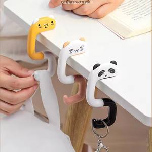 Gancho para Bolsa de Escritorio, Gancho Portátil Antideslizante para Colgar Bolsos y Carteras en la Mesa, para la Escuela, Oficina, Estudiantes, Escritorio, Mochila - Product Image 1