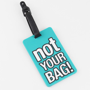 Etiquetas de Equipaje Personalizadas de PVC y Goma Suave con Letras, Etiquetas de Identificación de Equipaje Modernas para Evitar Pérdidas - Product Image 4