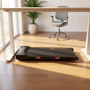 Tapis roulant pliable sous le bureau, moteur 1,5 CV avec haut-parleur Bluetooth, machine de marche compacte et portable pour la maison et le bureau - Product Image 1