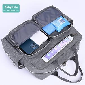 <span class=keywords><strong>Sac</strong></span> à bandoulière Matelassé Couture Style Maternel et Bébé Grande Capacité Oxford Maman Sacs - Product Image 5