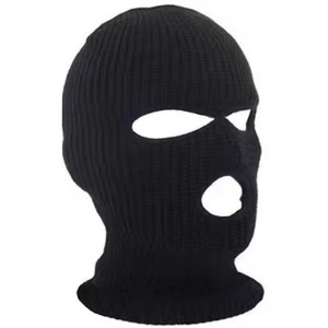 Chapeau d'hiver en gros 3 trous masque de ski tricoté <span class=keywords><strong>cagoule</strong></span> coupe-vent logo brodé personnalisé concepteur pour hommes pêche sportive chaude - Product Image 6