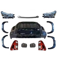 Kit carrosserie Hilux Vigo 2022+ pour 2004-2015 Nouveau kit de pare-chocs en plastique pour Tundra Type Lifting de visage Avant et arrière