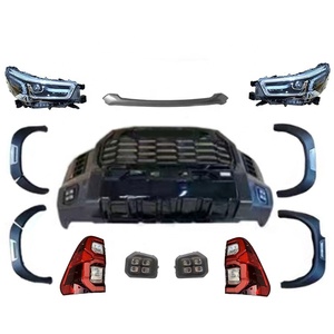 Kit de Carrocería para <span class=keywords><strong>Hilux</strong></span> <span class=keywords><strong>Vigo</strong></span> <span class=keywords><strong>2022</strong></span>+, Kit de Parachoques de Plástico Nuevo para Modelos 2004-2015, Tipo Tundra, Reestilización Frontal y Trasera - Product Image 2