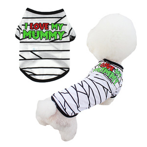 Novedades, Disfraz Divertido de Halloween para Mascotas, Camiseta de Algodón Transpirable, Chaleco Decorativo para Perros - Product Image 6