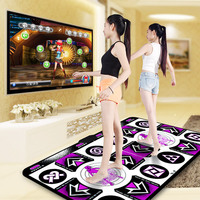 Tapis de danse coréen en PVC, double interface TV, machine de jeu à détection de mouvement pour ordinateur, usage domestique, vente en gros