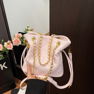 Bolso de Mano Acolchado con Cadena y Cordón, Bolso Pequeño de Diseño para Mujer, Bolso de Hombro de Lujo, Bolso de Marca Personalizado para Dama - Product Image 3